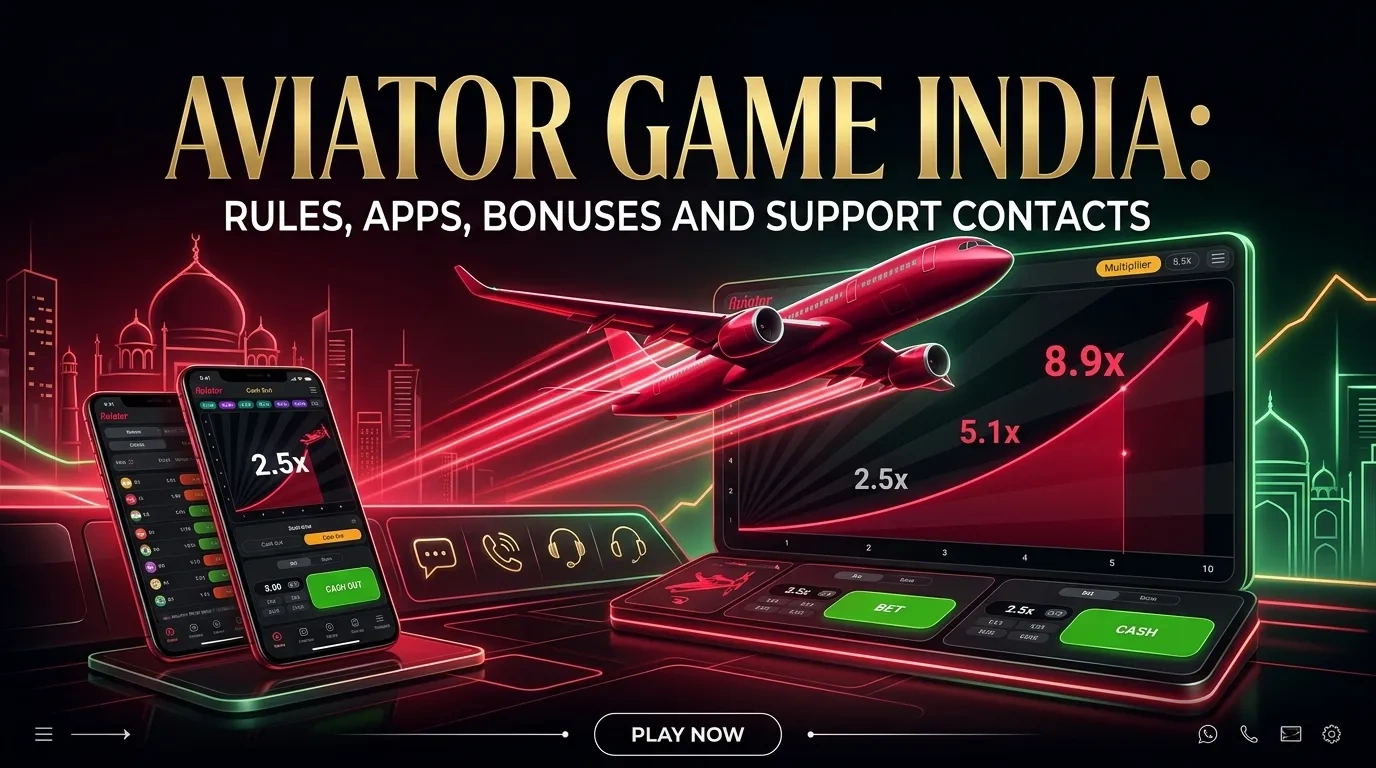 Aviator Game India: Rules, Apps, Bonuses and Support Contacts