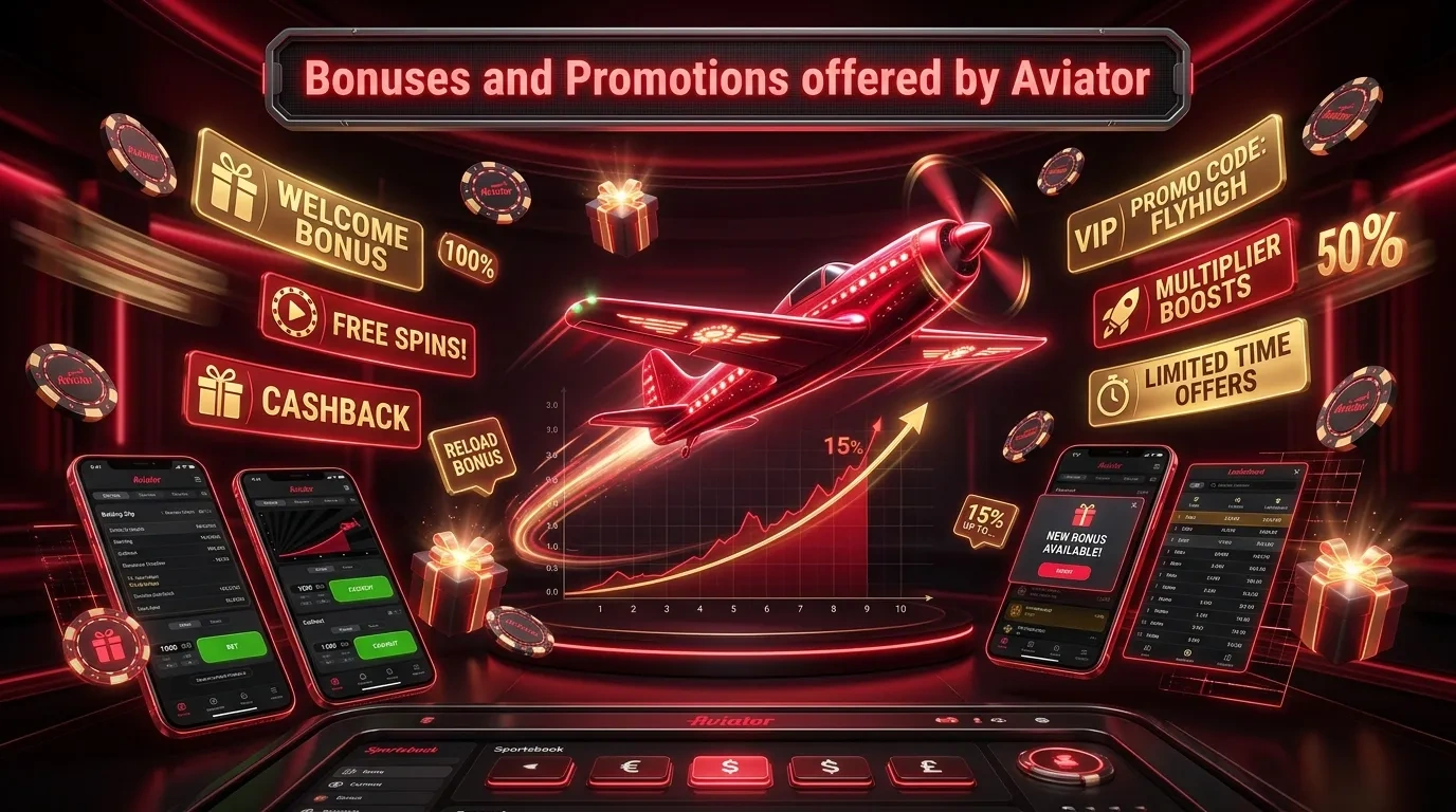 Bonuses and Promotions offered by Aviator